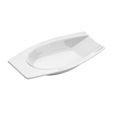 White Porcelain Serving Bowl | Basso