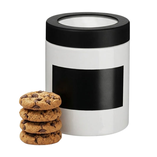 Chalk Board Small Canister | Chalk Canister