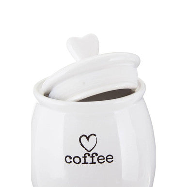 Charm White Dolomite Coffee Canister
