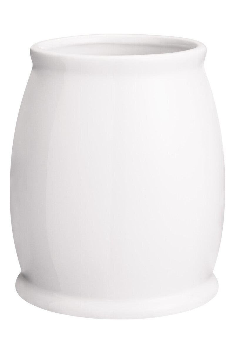 Charm White Ceramic Utensil Holder