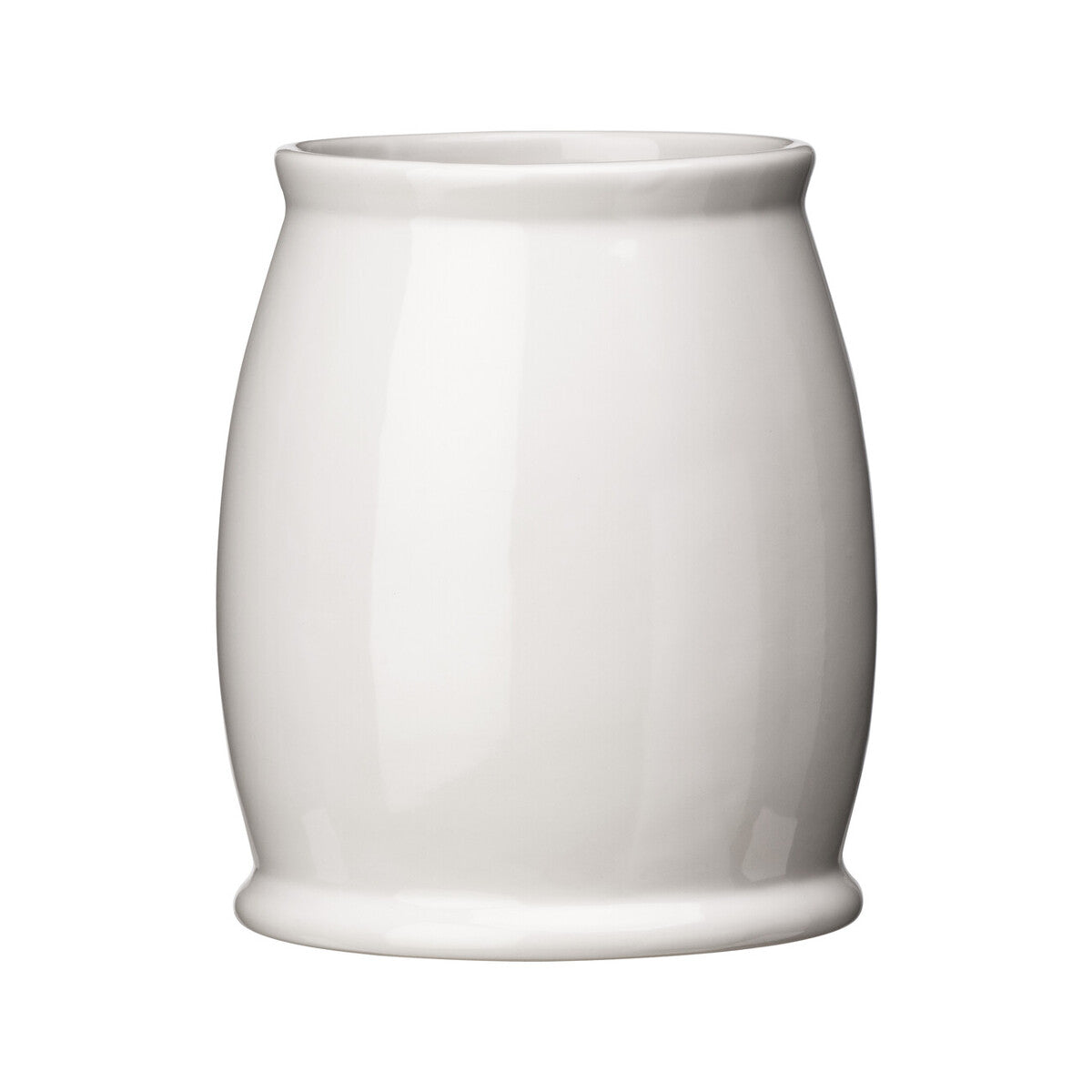 Charm White Ceramic Utensil Holder
