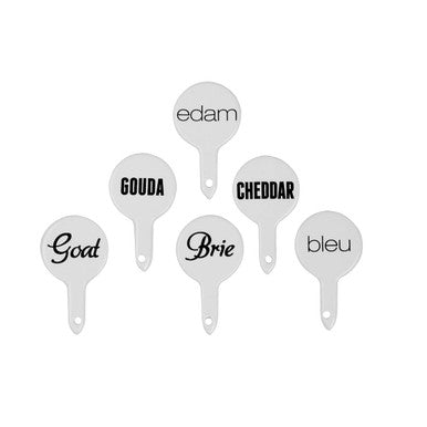 Pun And Games Set Of Six Cheese Markers