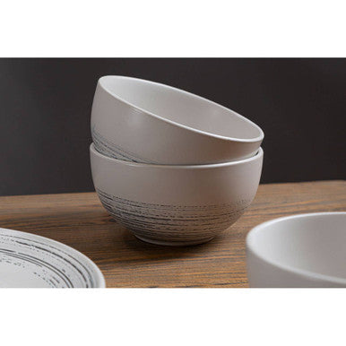 Middag Black And White Dinner Set