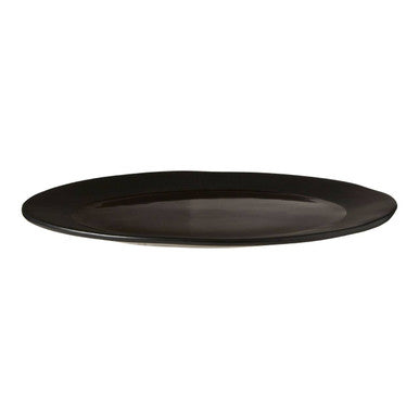 Black Stoneware Pizza Plate | Hygge
