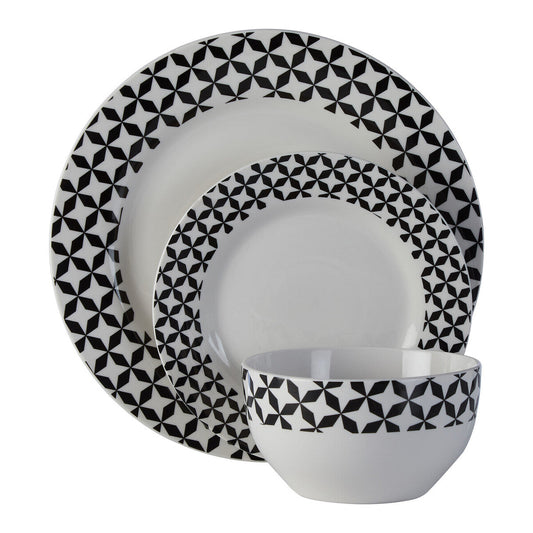 Avie 12 Piece Windmill Dinner Set