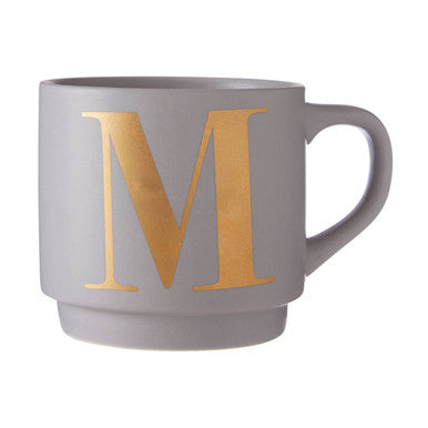 Grey Monogram Mug M | Signet