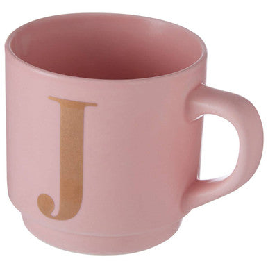 Pink Monogram Mug J | Signet