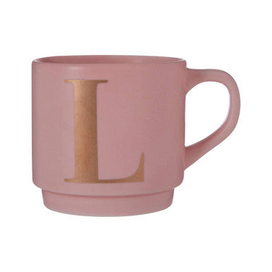 Pink Monogram Mug L | Signet