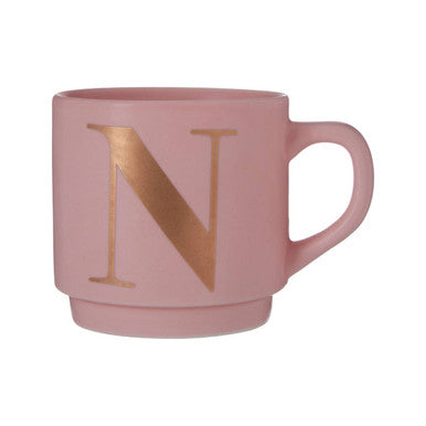 Pink Monogram Mug N | Signet