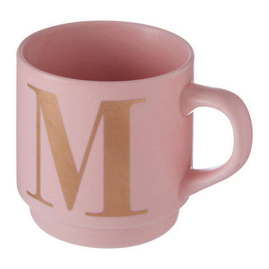Signet Pink Monogram Mug M