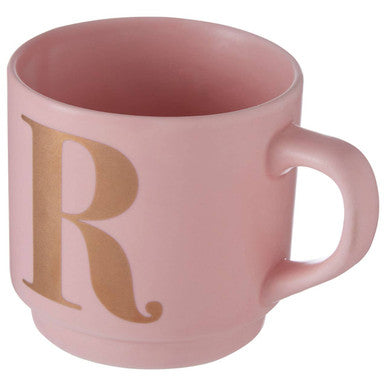 Signet Pink Monogram Mug R