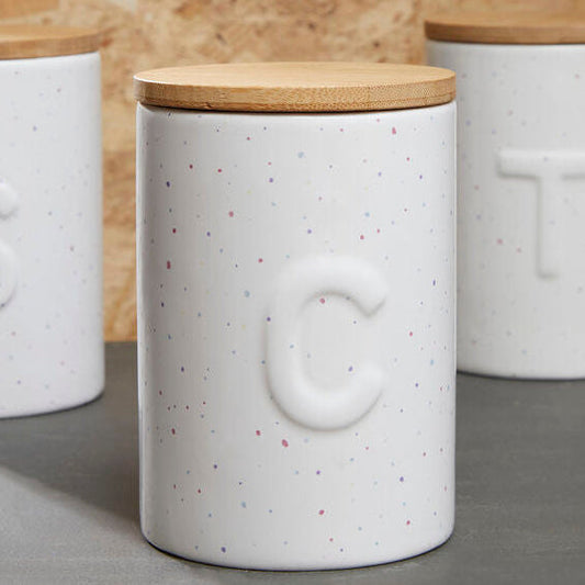 Fenwick Coffee Canister With Bamboo Lid