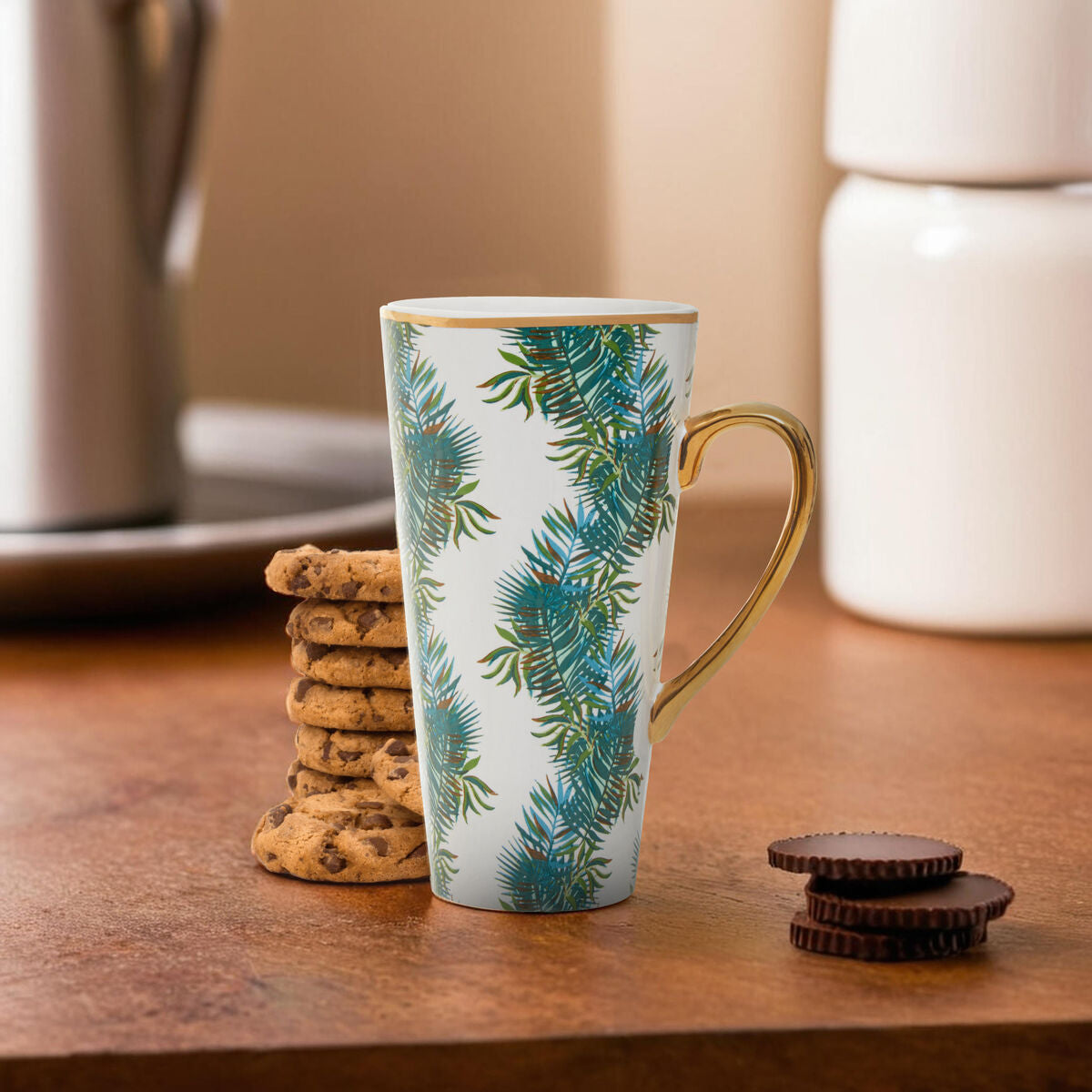 Winter Palm Latte Mug