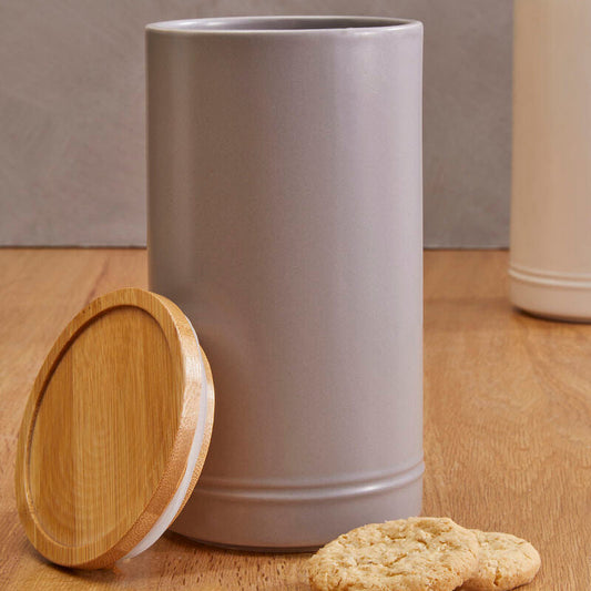 Grey Large Stoneware Canister | Fenwick