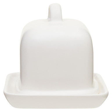 Cream Large Butter Dish | Farmhouse
