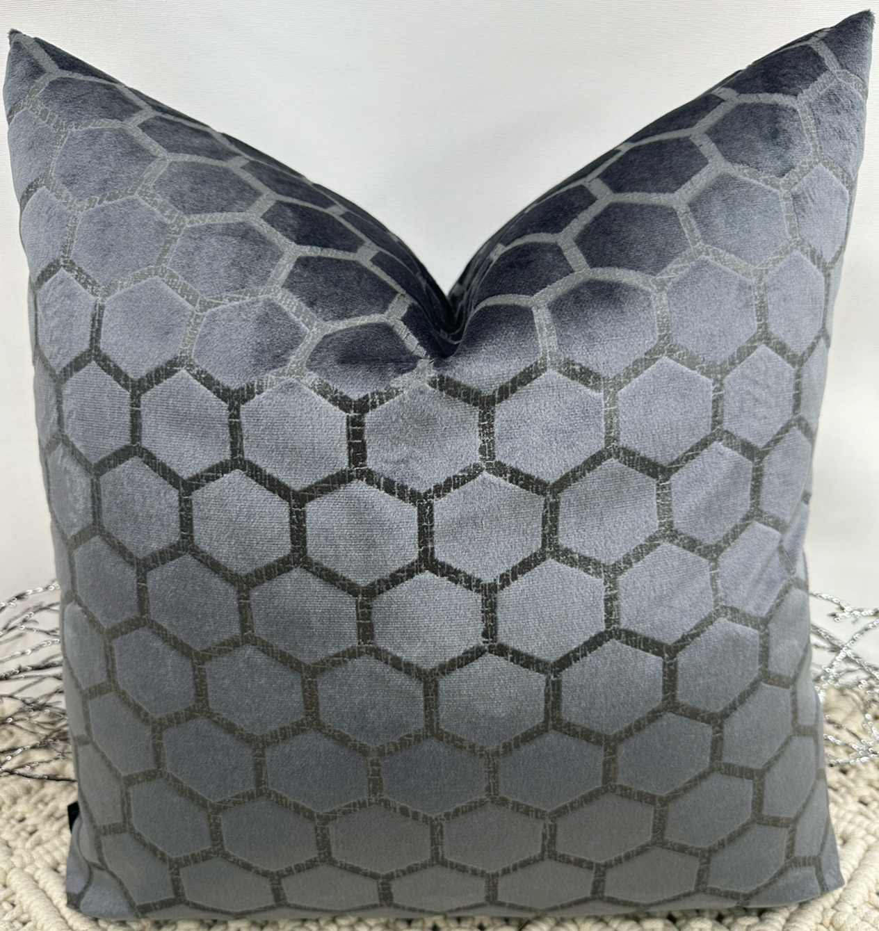The Couture Cushion - The Charcoal Rubin - Style No. 151