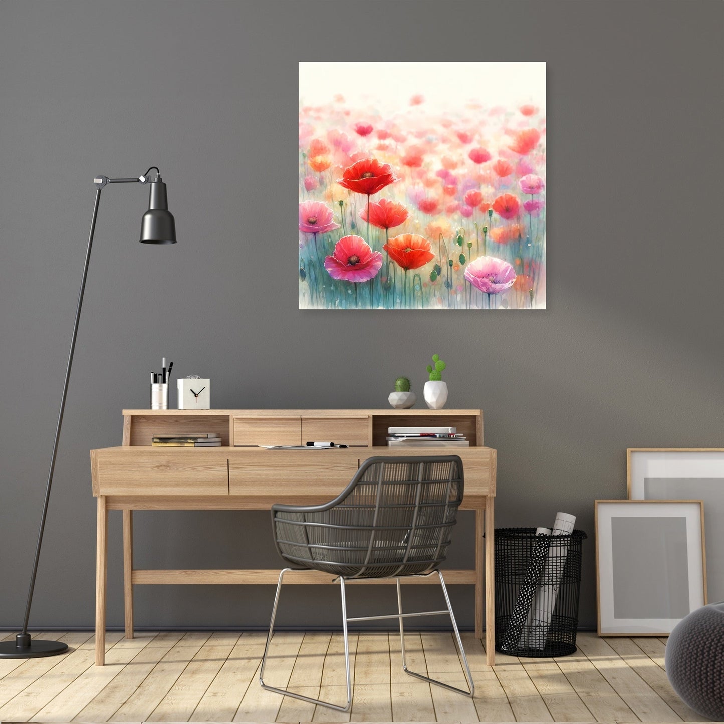 Vibrant Poppies Canvas