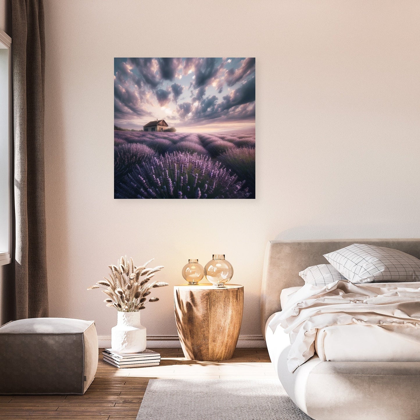 Lavender Field Serenity Canvas