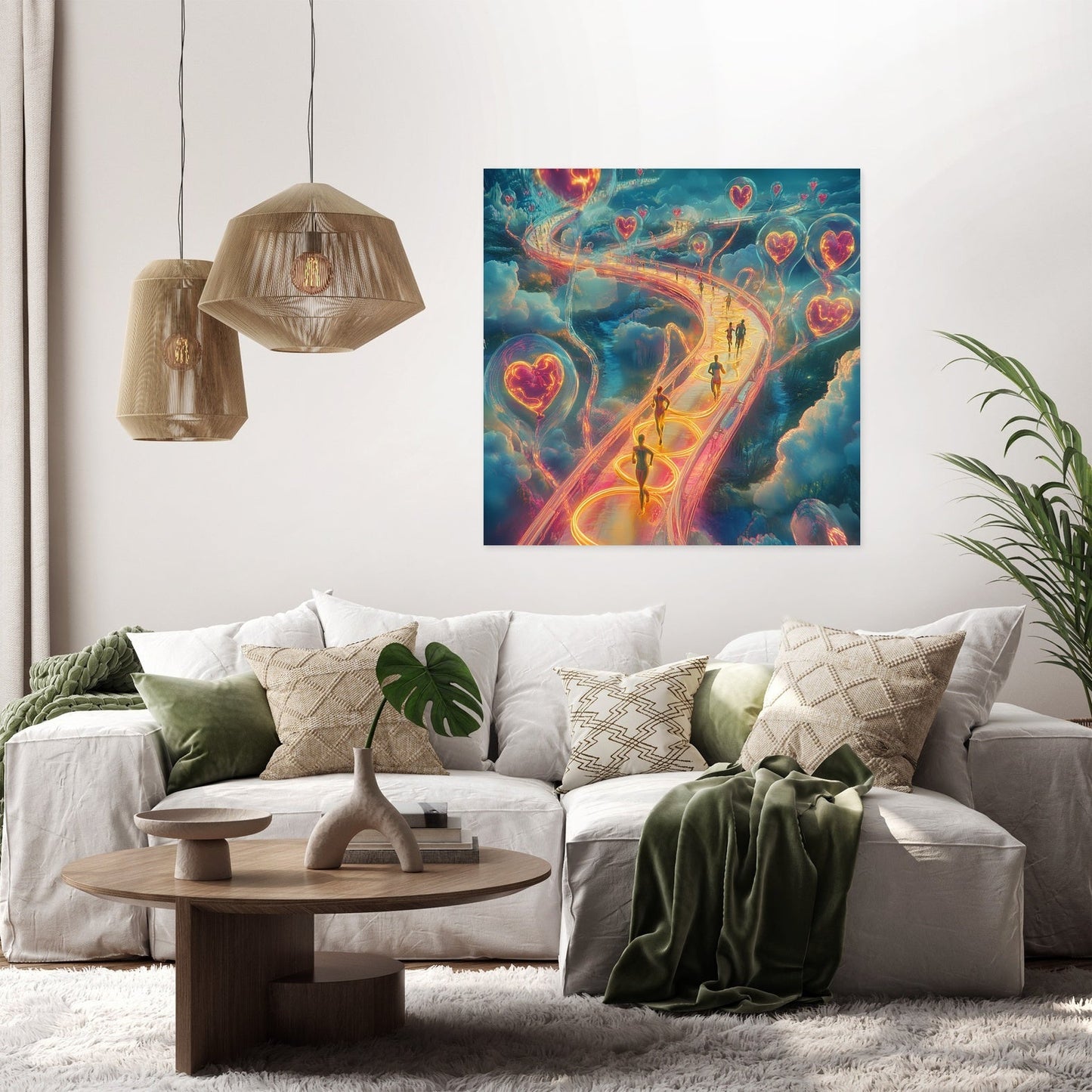 Cardio Labyrinth Canvas