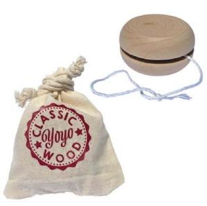 Classic Wooden Yoyo in Cotton Gift Bag