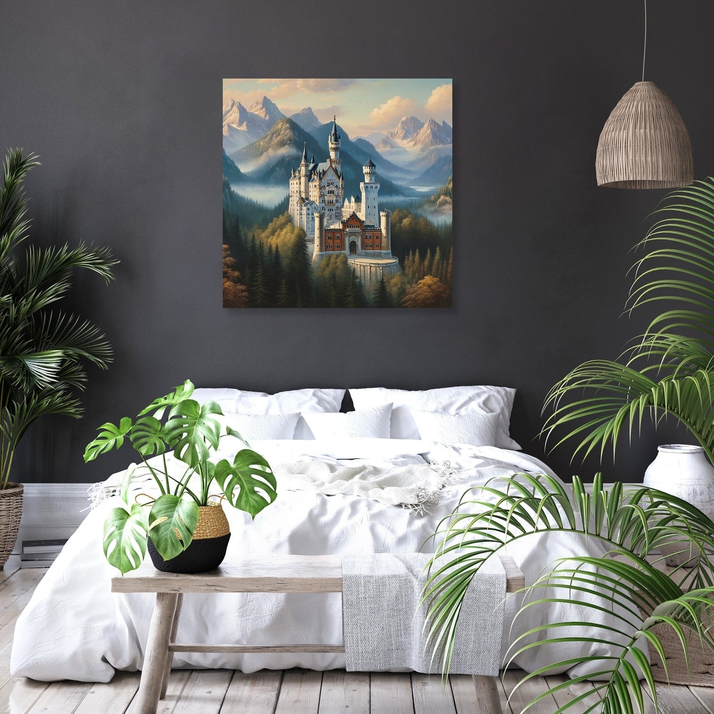 Enchanted Neuschwanstein Canvas