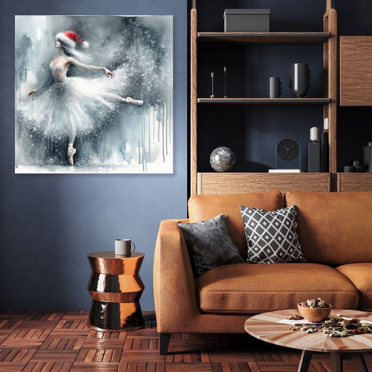 Ballerina's Winter Solitude Canvas