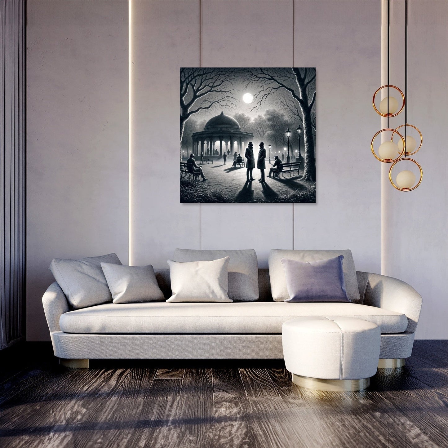 Moonlit Conspiracies Canvas