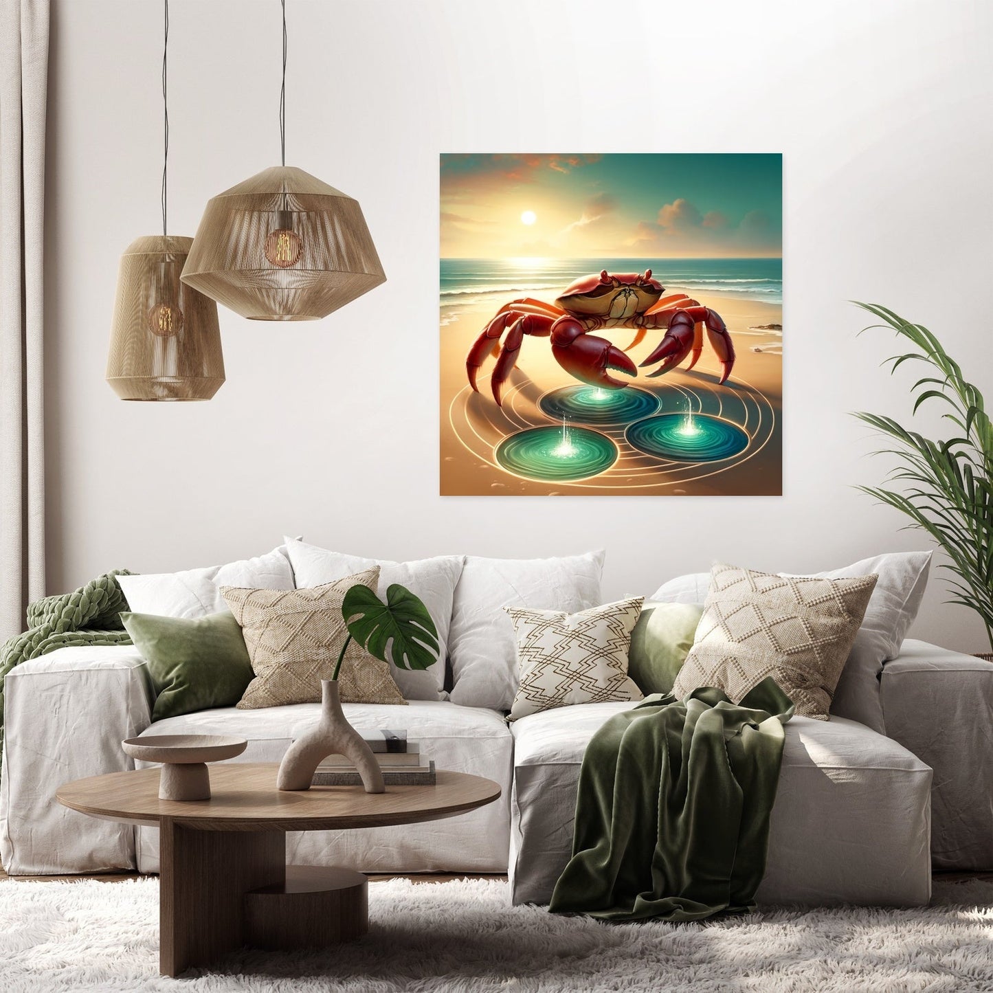 Cancer’s Healing Shore Canvas