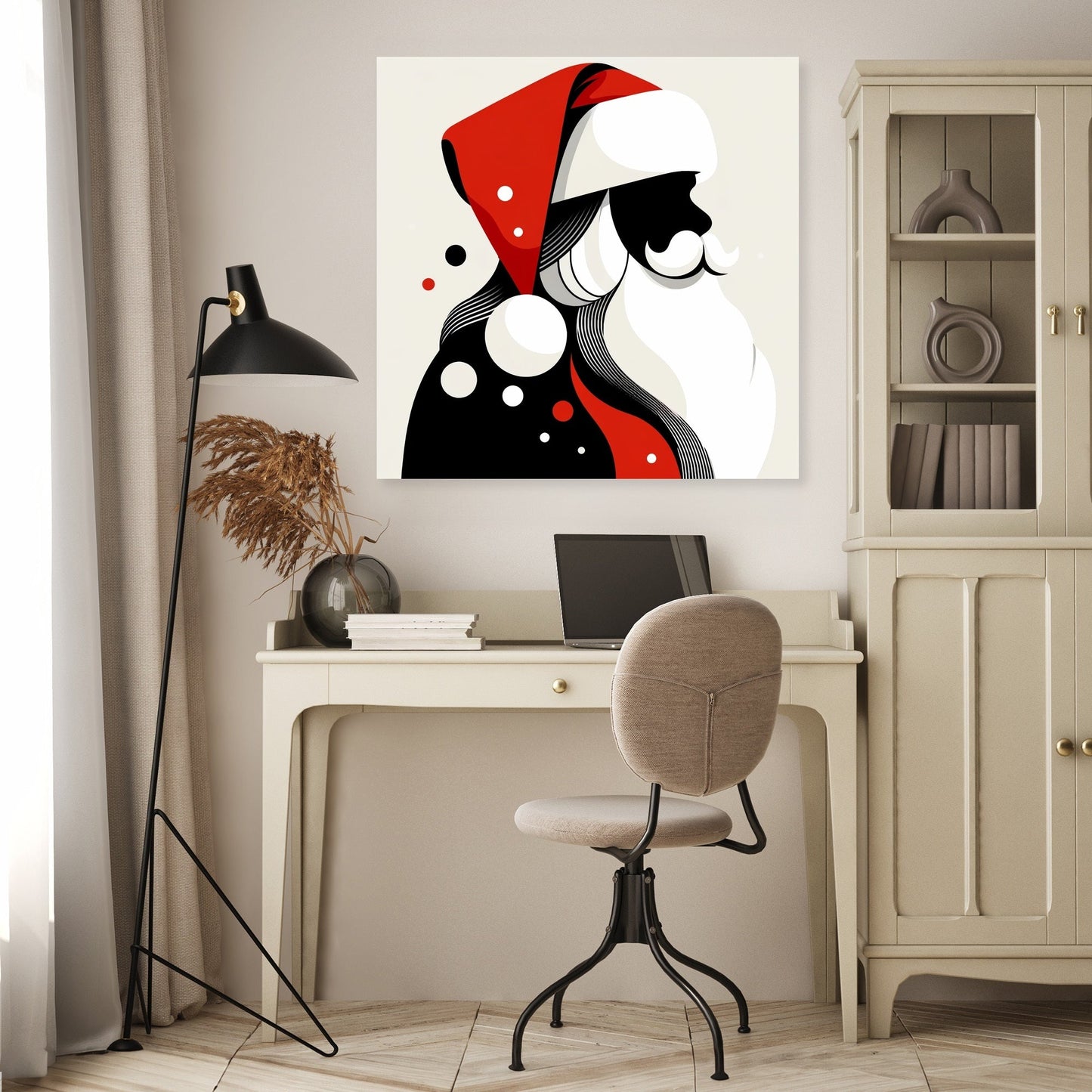 Simplified Santa Canvas