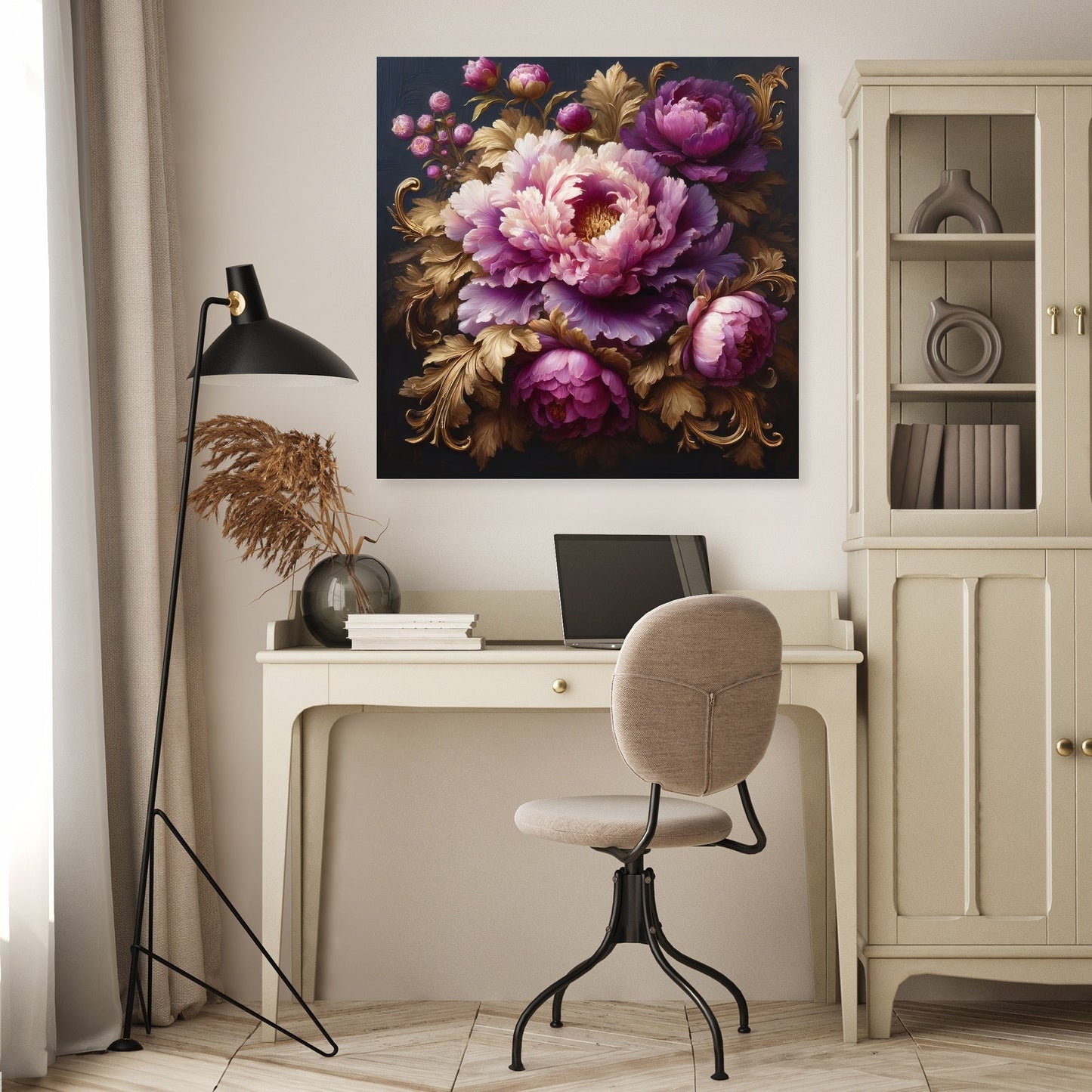 Regal Peony Canvas