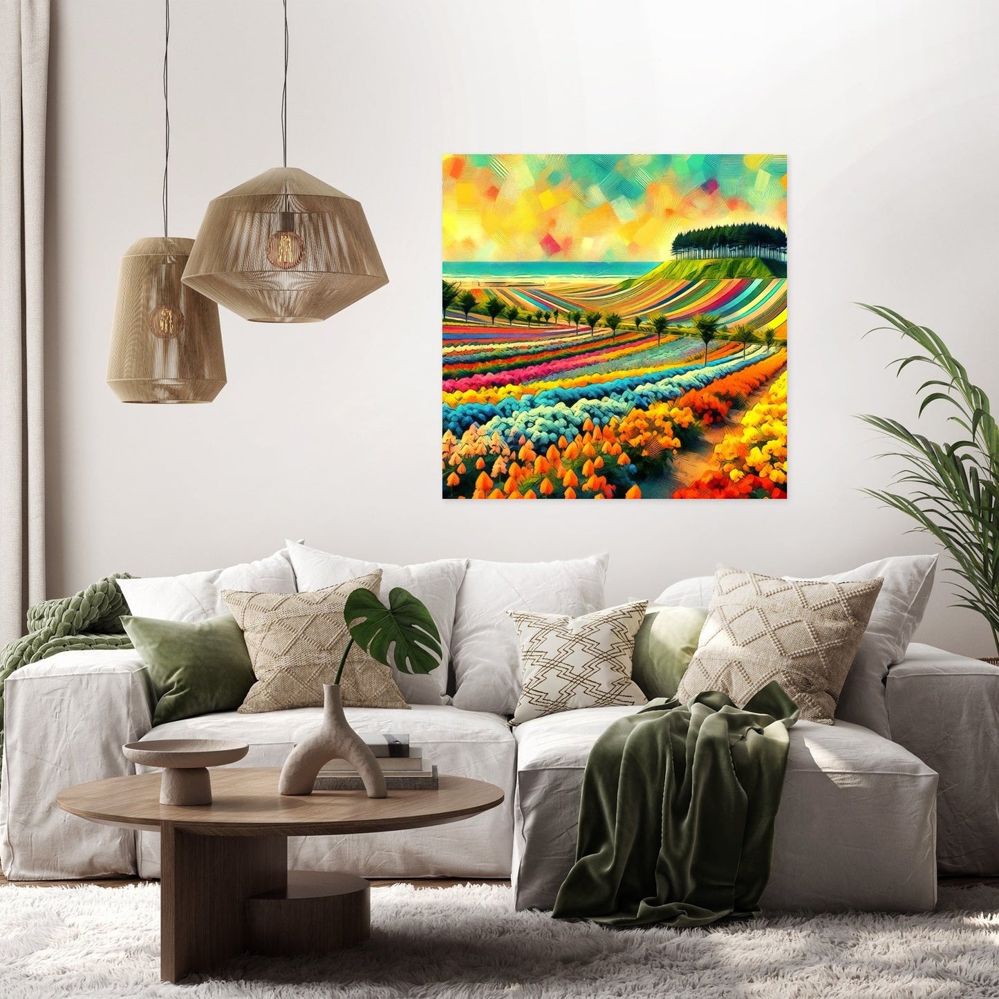 Seaside Bloom Canvas