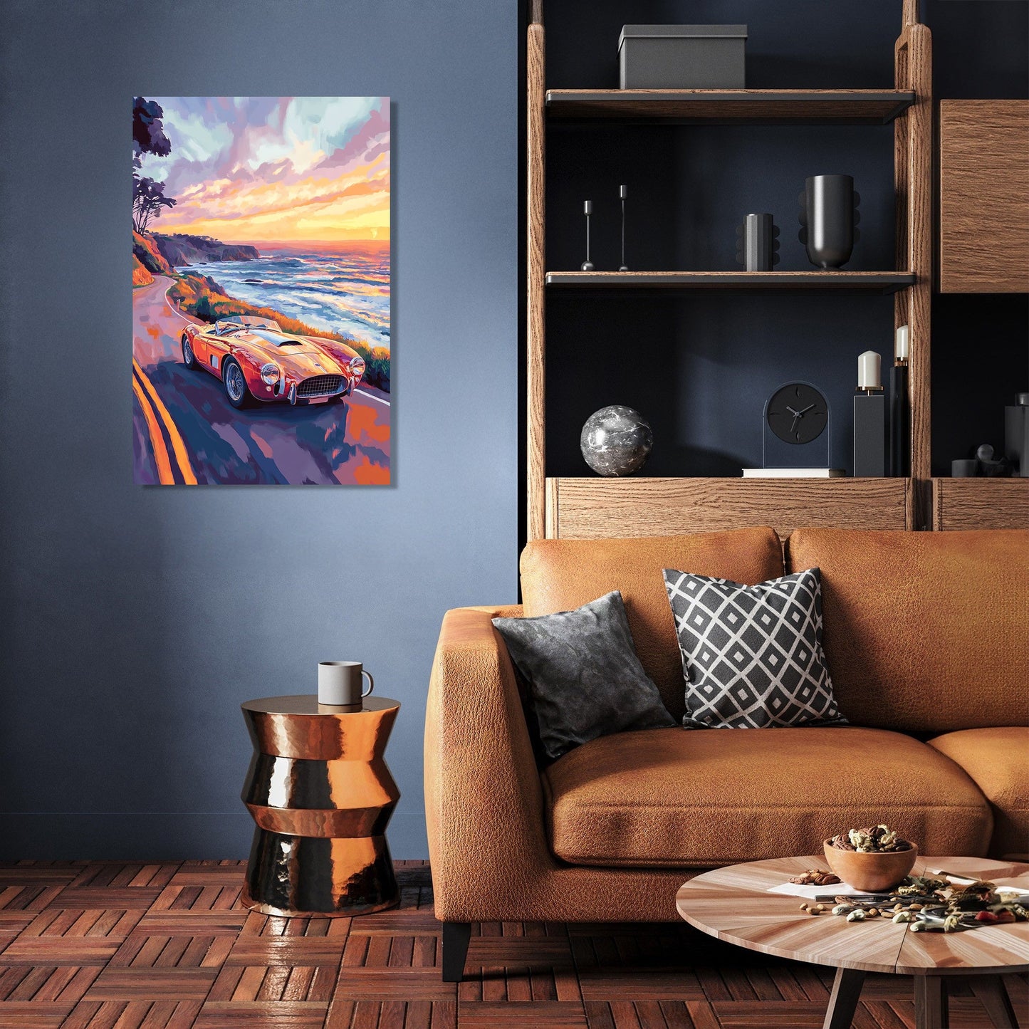 Vintage Sports Car Canvas