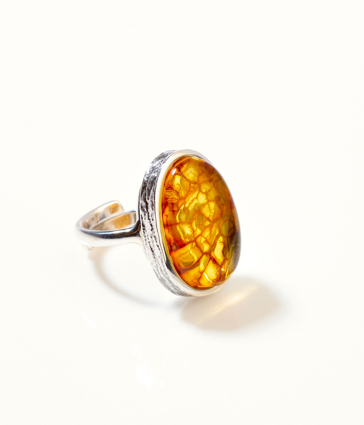 Amber Mirage Ring