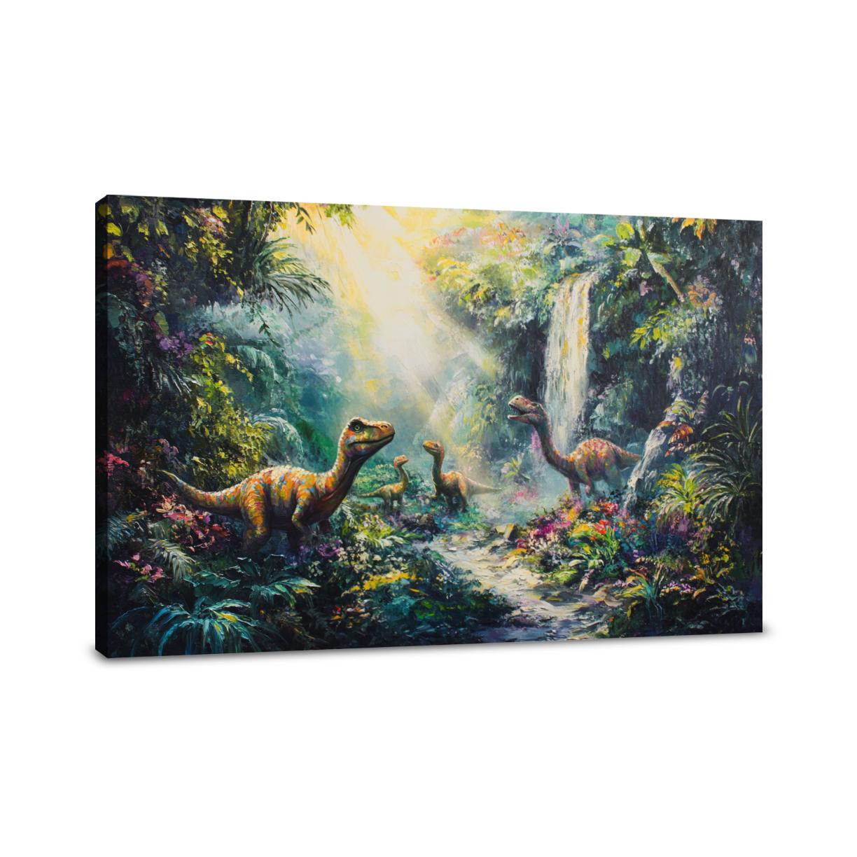 Dinosaur Delight Valley Canvas