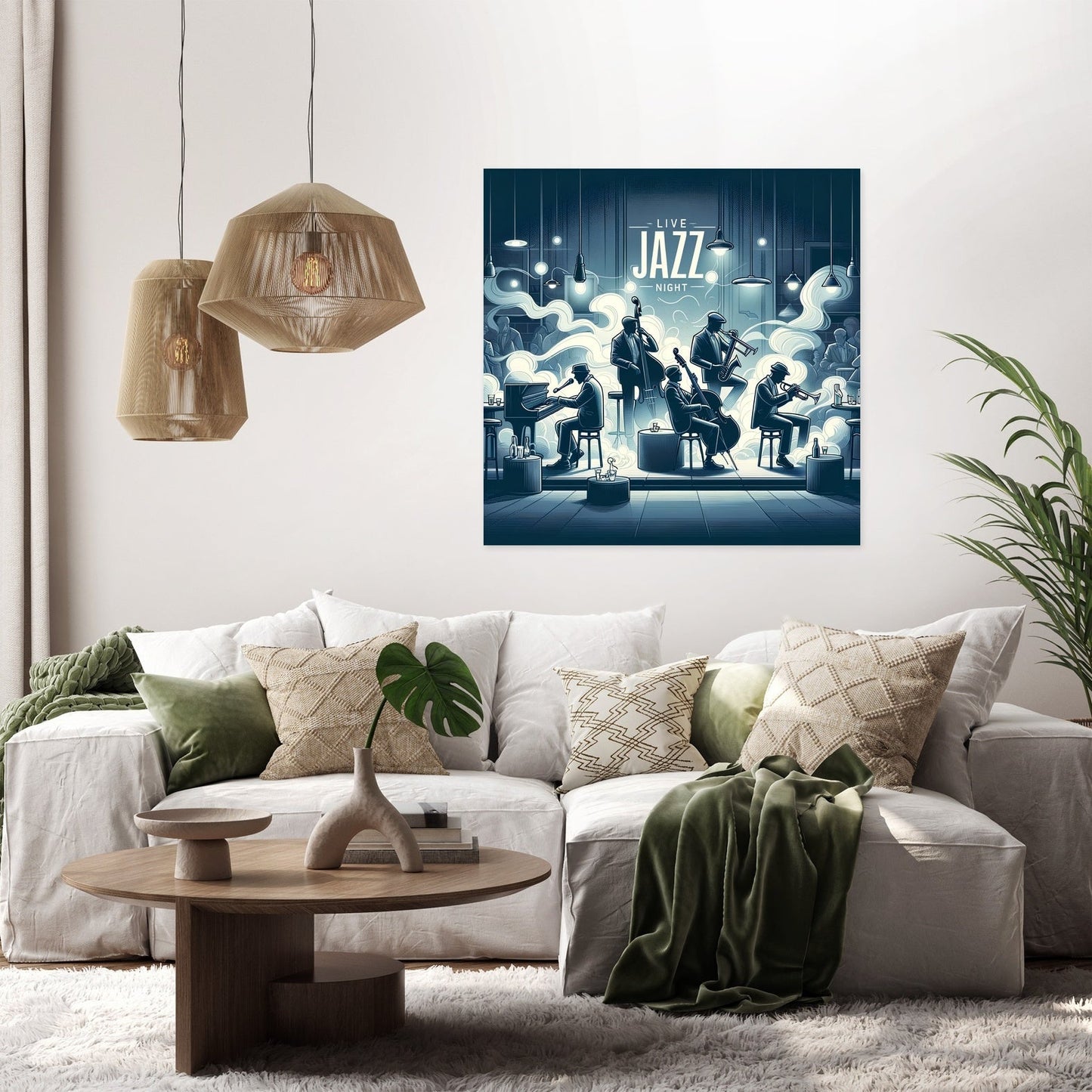 Rhythmic Blues Canvas