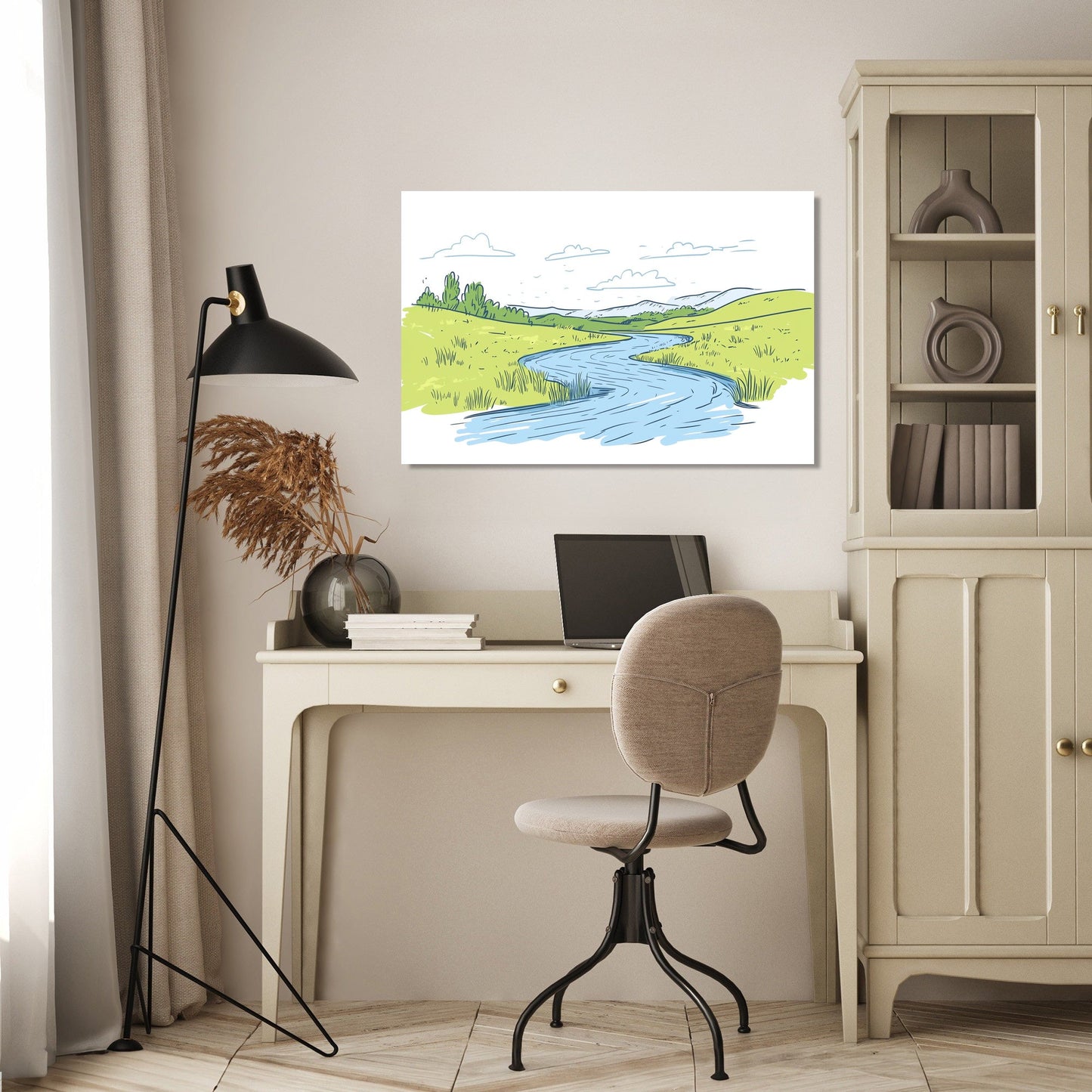 River's Whisper Canvas
