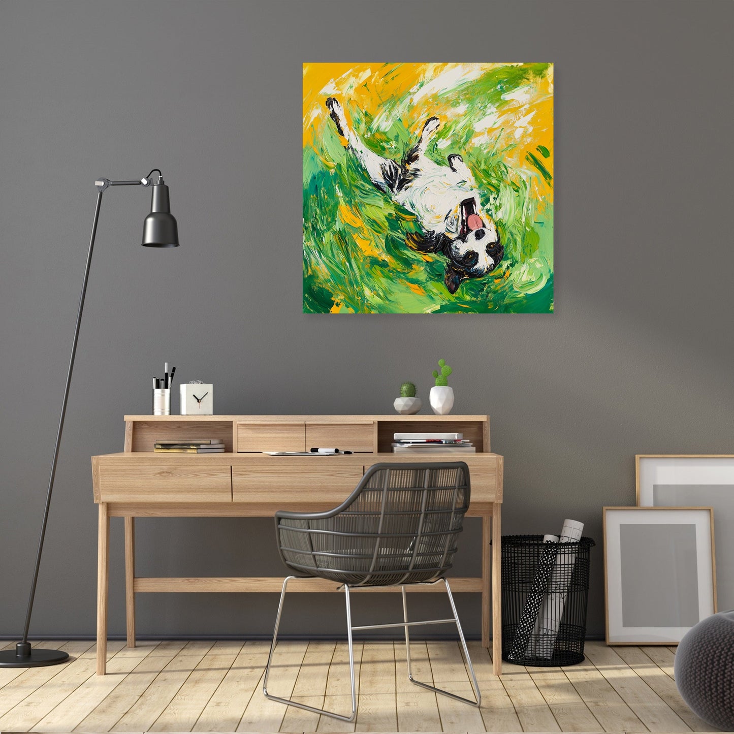 Joyful Canine Canvas