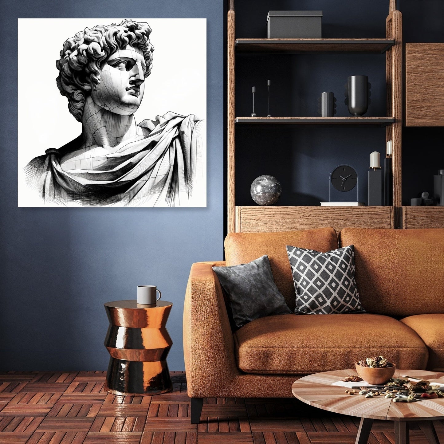 Marble Grace Canvas