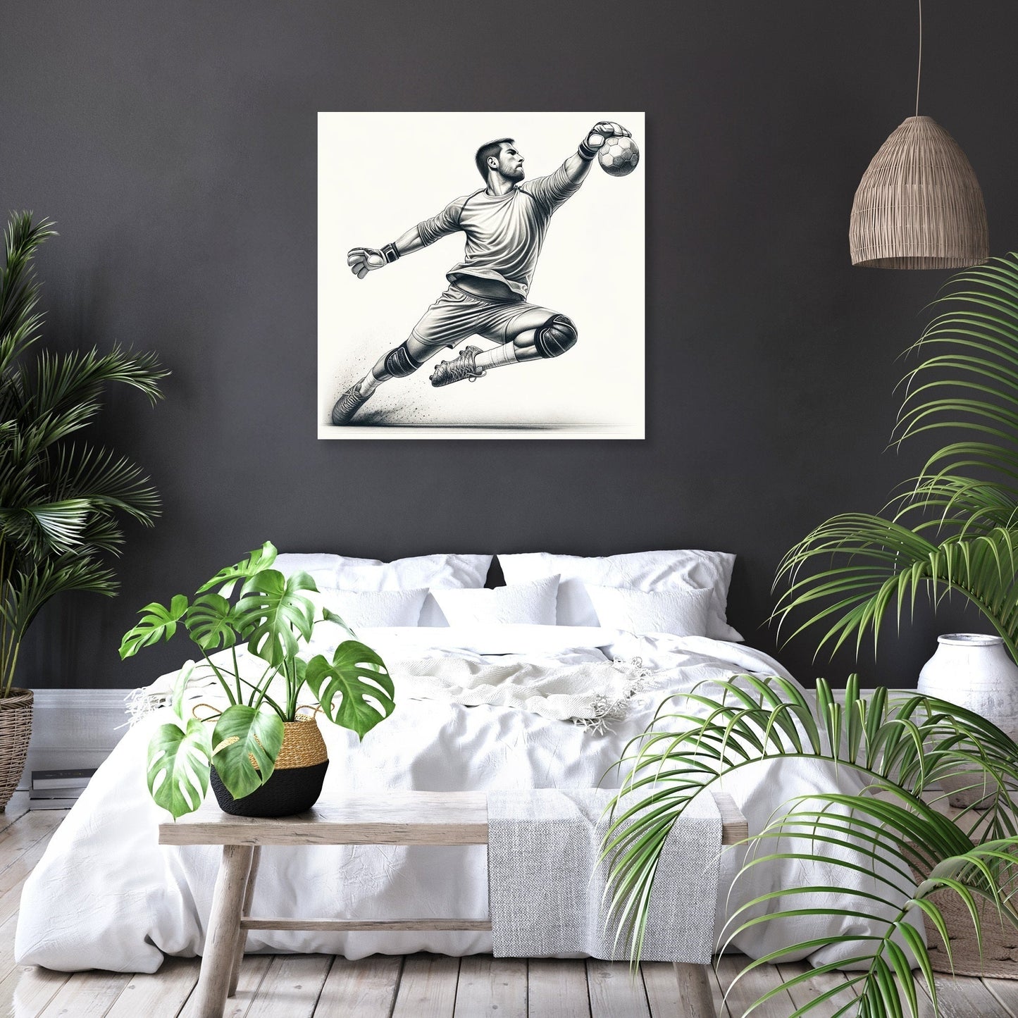 Goalkeeper's Reflex Canvas