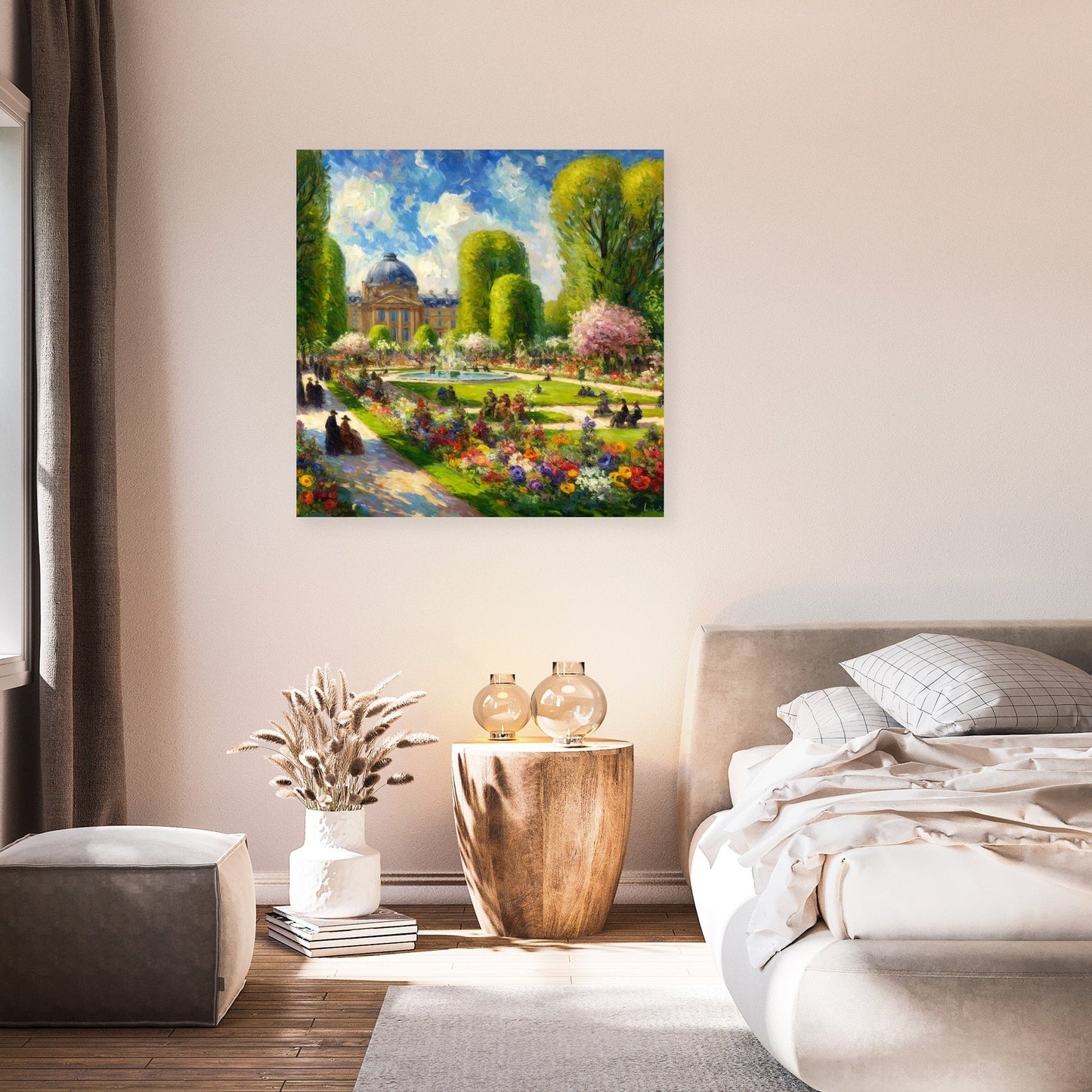 Spring in Paris Jardin des Tuileries Canvas