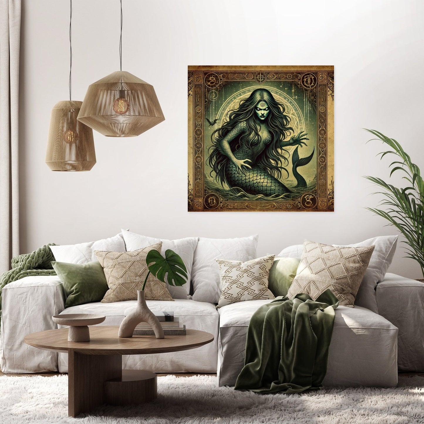 Medieval Siren Canvas