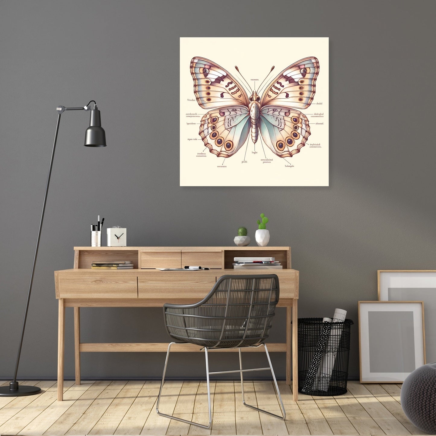 Butterfly Anatomy Canvas