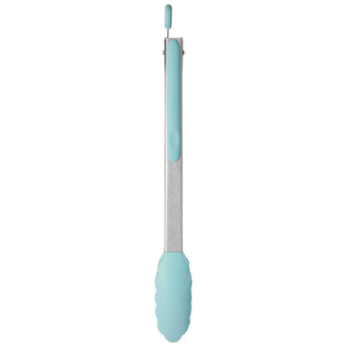 Zing Light Green Silicone Tongs