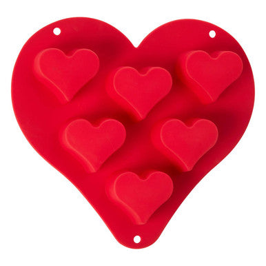 Mimo 6 Cup Heart Cake Pan