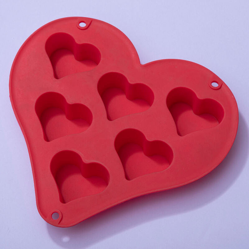 Mimo 6 Cup Heart Cake Pan