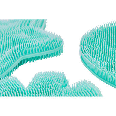 Set of 3 Teal Silicone Dish Scrubbers | Mimo