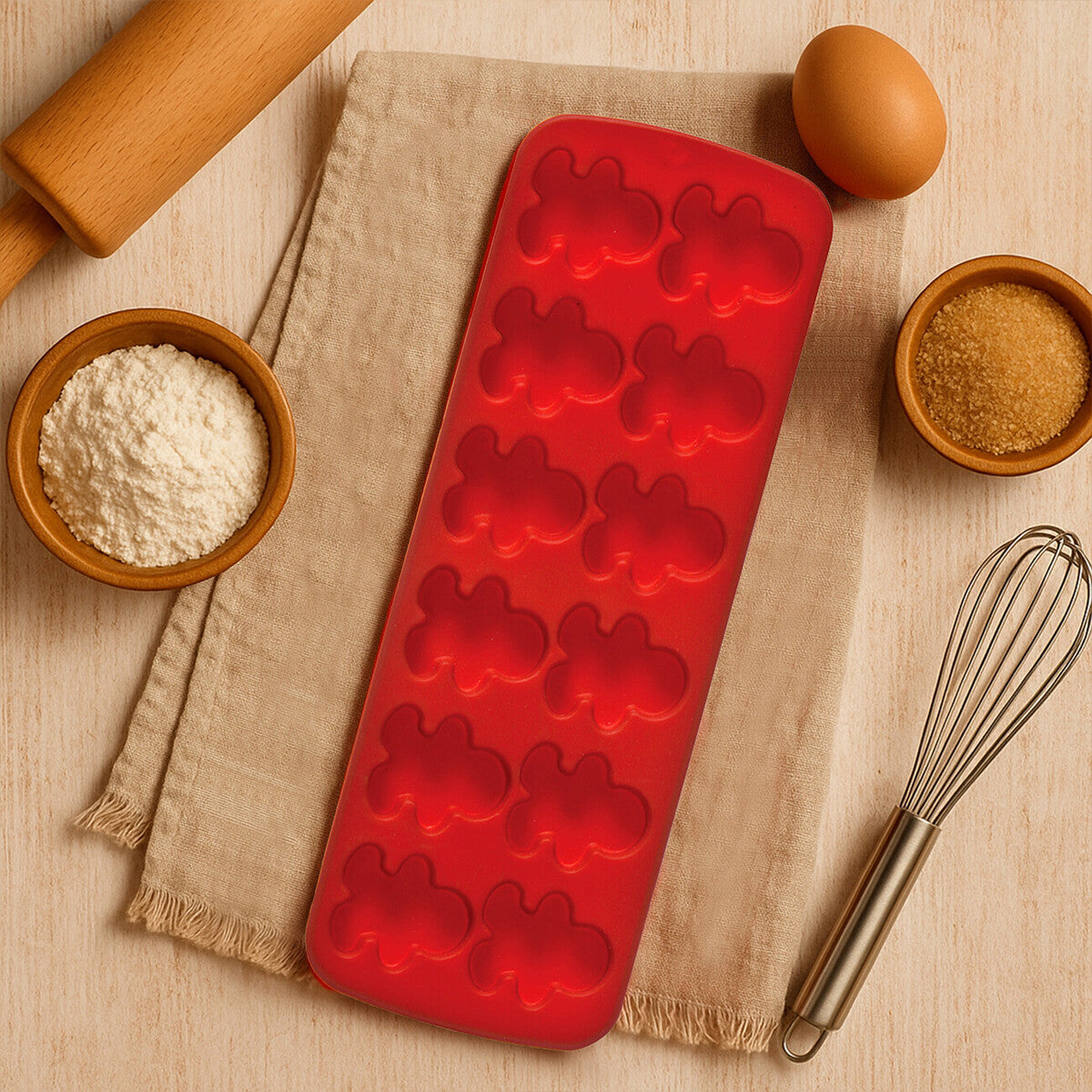 Hallie Silicone 12 Gingerbread Men Cake/Chocolate Mould