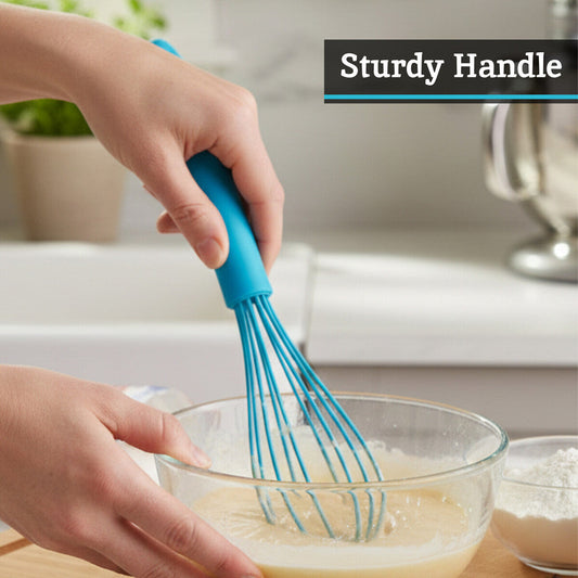 Zing Blue Silicone Whisk
