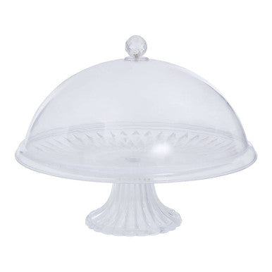 Clear Acrylic Cake Stand with Dome Lid | Faye