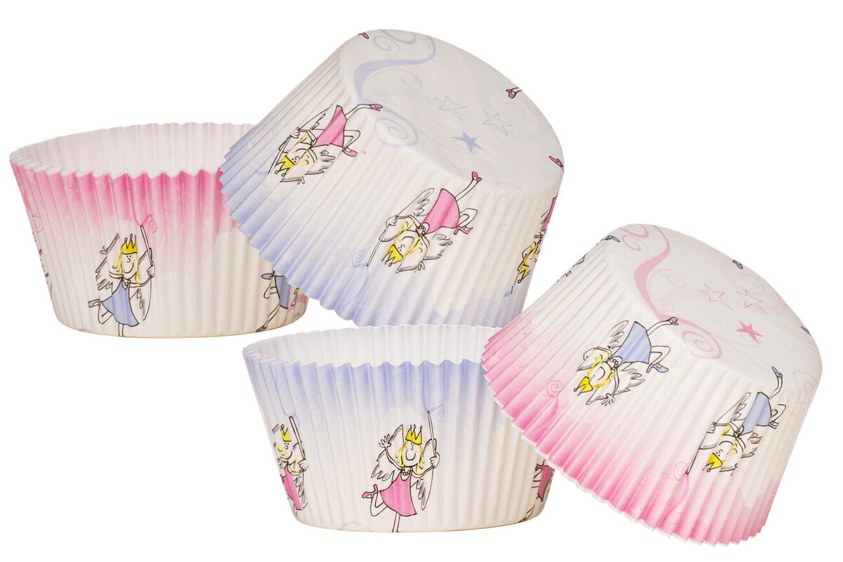 Diva 40 Pieces Large Cupcake Cases | Fairy